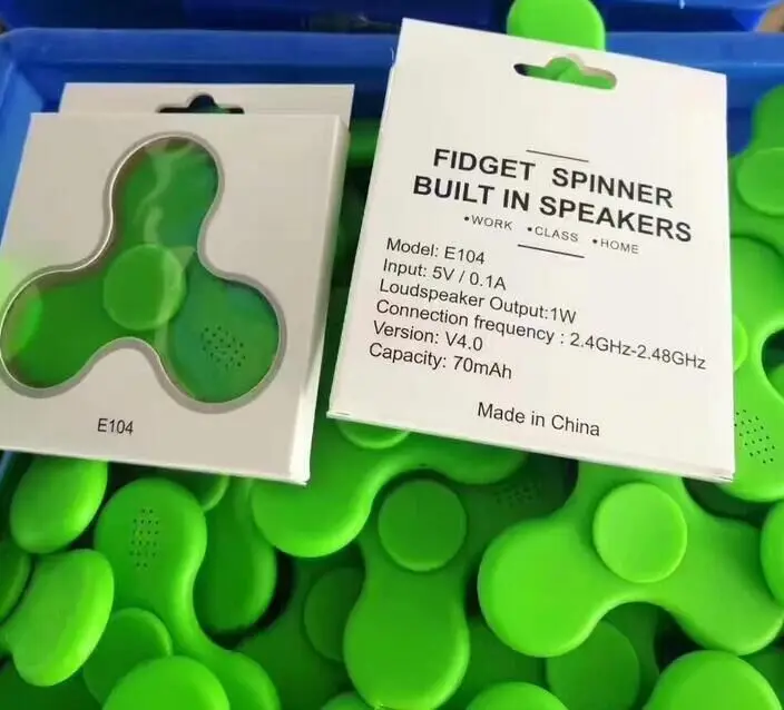 New Bluetooth led hand spinner, finger tip gyroscope, finger tip gyroscope, Bluetooth sound fidget spinner, led with lamp