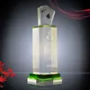 High-end k9 crystal,Glass Material Poker Face Trophy