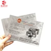 Three sides seal Customized Cleaning Card Pouch/Anti Viral Mask Packaging Pouch