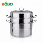 2/3 Layers Stainless Steel Multi-function Food Steamer Pot