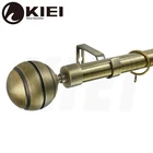 New design aluminum curtain rod accessories finial curtain rod set