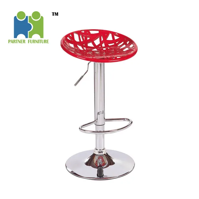 (XIAOMING) 385MM CHROMED BASE, 330 GAS LIFT. ABS NEW PLASTIC BAR CHAIR