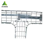 Electrolytic Zinc Coating Tee Bend Cable Basket Flexible Cable Tray