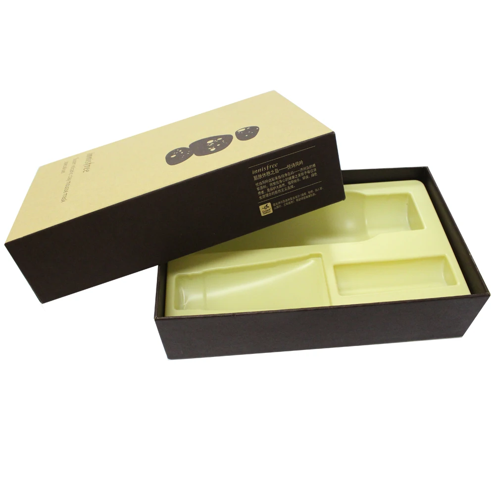 custom low cost paper cardboard blister inner tray gift box with
