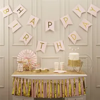 Hot Selling Pink With Gold Foil