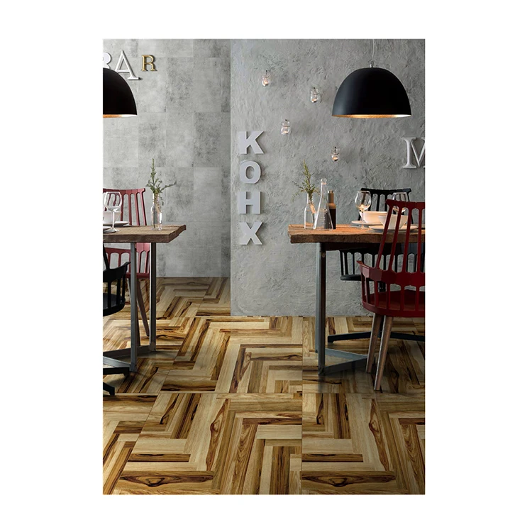 3d galzed wooden texture floor tile price polished porcelain 60x60 cm
