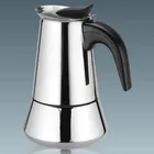 Hot Selling Expresso Coffee Maker Stovetop Stainless Steel Italian Moka Coffee Pot 2/4/6/9 Cups