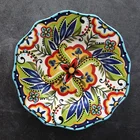 European creative hand-painted ceramic plates home Western dish bowl decorative plate set tableware set