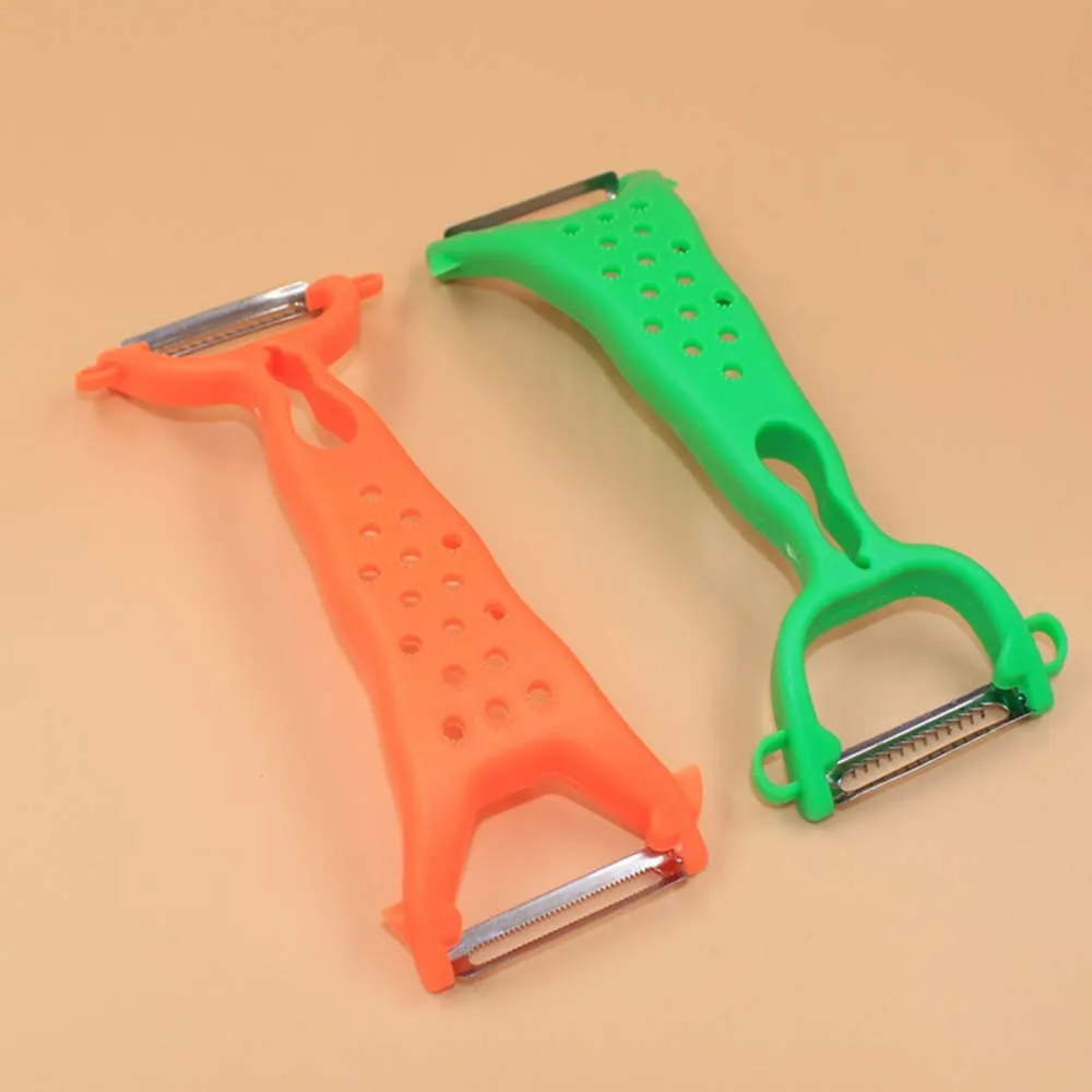 Kitchen Parer Slicer Plastic Vegetable Fruit Turnip Slicers Gadget Helper Peeler Julienne Cutter Slicer Practical Kitchen KC1071