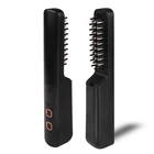 Portable Mini Hair Brush Charge Electric Hair Straightener Brush USB Wireless