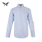 Funny printed pattern 100% cotton casual button down long sleeve shirt mens
