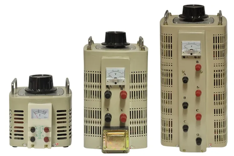 self-cooled adjustable contact power variac 230v/220v transformer /manual voltage regulator
