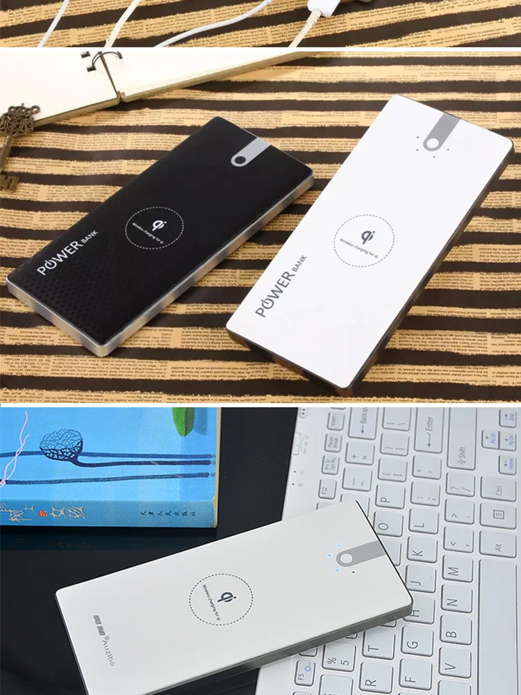 New Hot 20000 mAh Power Bank QI Universal Portable Smart Pad Wireless Charger Charging Pad with USB port - ANKUX.COM