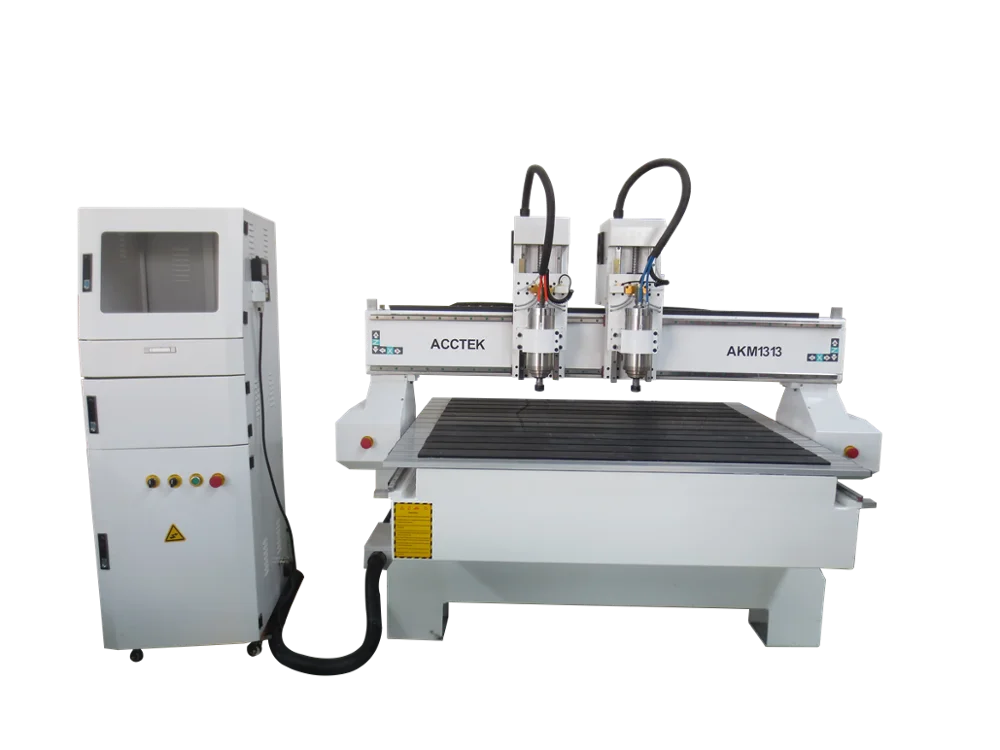 Factory supply dual heads wood design cnc machine price with CE certification