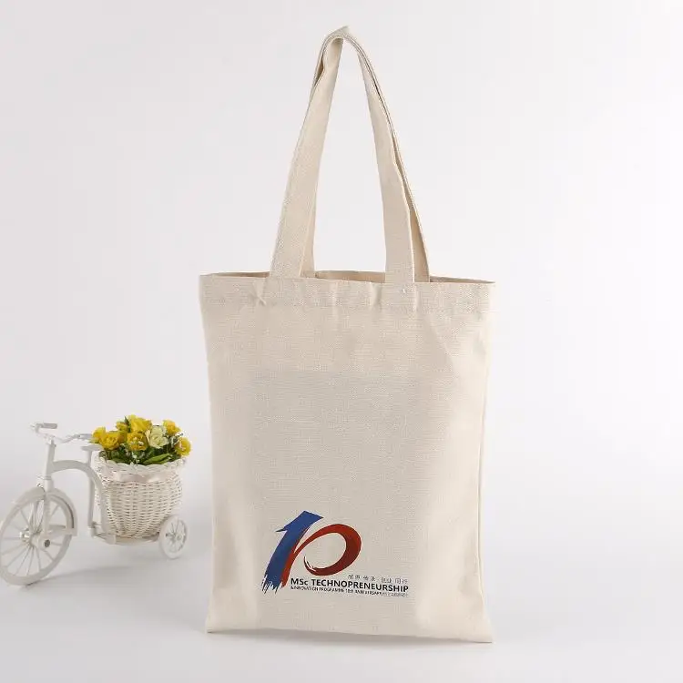 promotional eco friendly rope bag christmas gift cotton canvas
