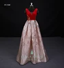 New arrival formal long prom dresses women event frocks red gold evening dressing gowns party evening dresses