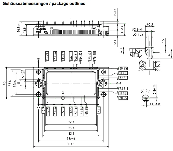 new original imported igbt module fp50r12kt4