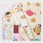100%cotton material organic printed knitted fabric for baby wear garment and T-shirt
