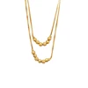 Xuping gold 24K new style imitation jewellery necklace for women