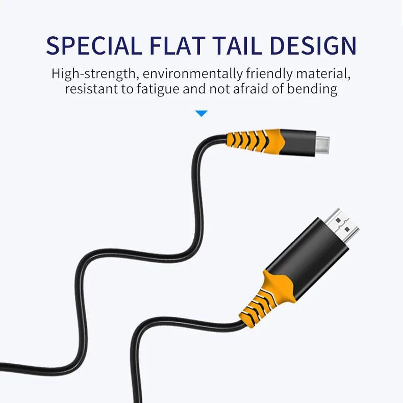USB Type-C to HDMI Cable [Thunderbolt 3 Compatible] for MacBook Pro 2018/2017, MacBook Air/iPad Pro 2018, Surface Book 2 Samsung - ANKUX.COM