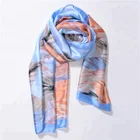 SMOLDER custom printed 100% polyester printing lady scarf for hijab