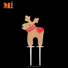 Clearance Sale Deer Shape Non-woven Christmas Cake Decorations On Picks For Sale