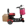 New arrival safe 3 wheels folding e-scooter electric mobility scooter for adults