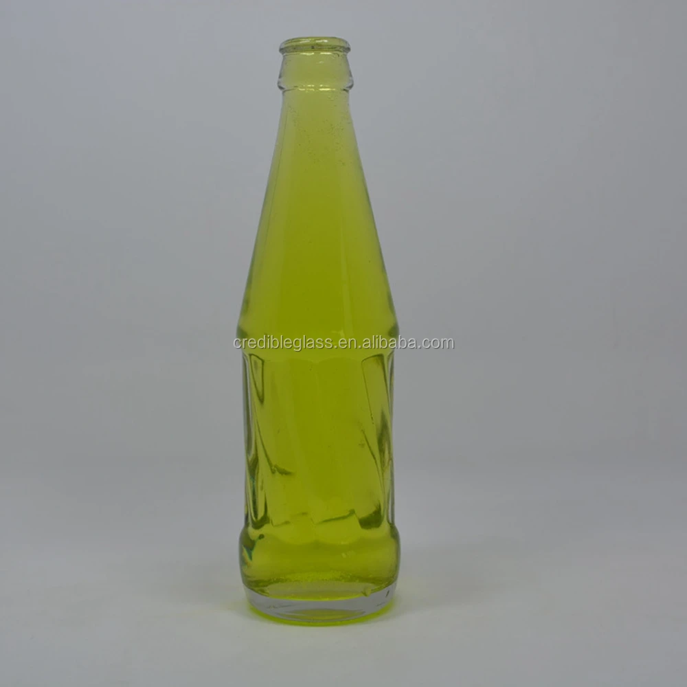 250ml 300ml carbonated soft drinks glass bottle, coke glass