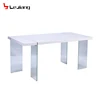 luxury used white lacquer dining table dining room furniture for sale