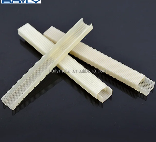 7mm 13mm  crown width plastic  staples  furniture plastic