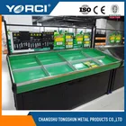Shop supermarket store convenience grocery Vegetable fruit food display shelf rack
