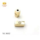Gift Metal Hot Selling Chrome Zinc Alloy Custom Engraved Metal Logo Beads Charm Bracelet Beads For Gift Bracelet