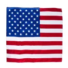 Cheap 100% cotton custom printing fashion hair accessory multifunctional headwear square American flag durag bandana