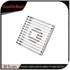 bathromm stainless steel brushed floor drain