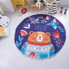 Professional Manufacture Cheap Rugs Carpet Round Cartoon Rug
