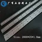 Stainless Steel 180 degree Long Piano concealed Hinge for electric piano