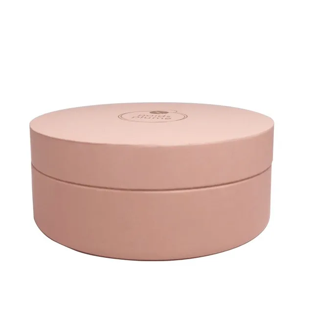 design recycle round gift paper box for jewelry packaging