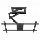 Factory 180 Degree Folding Hing Long Arm TV Wall Mount Silding TV Bracket For Home