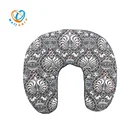 Wellcare high quality Microwave warm pillow U-shaped heat pillow Neck wrap with tourmaline