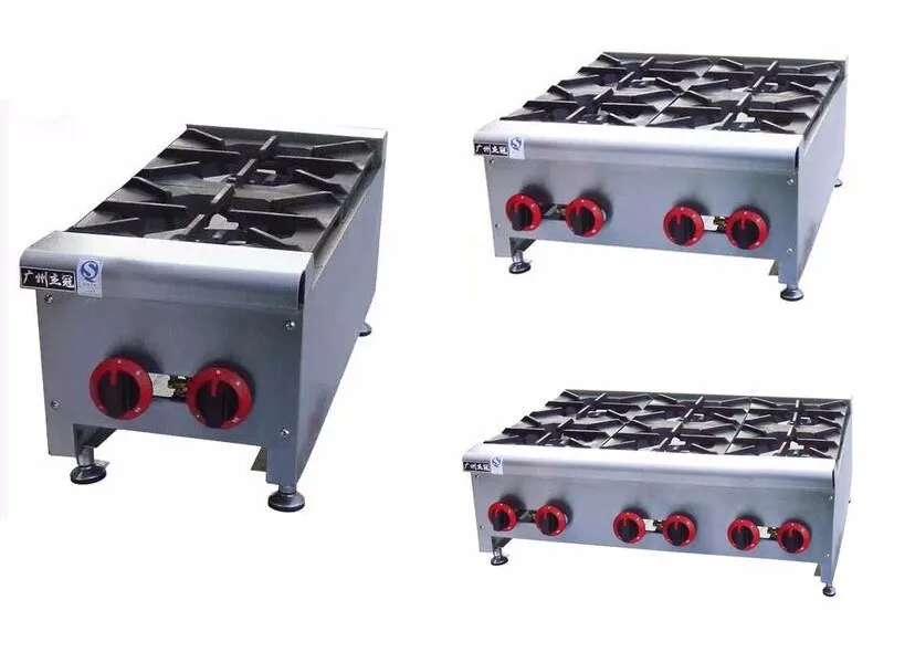 .Hot Selling Table Top Commercial Lpg Gas Burner Cooktops Range Tops