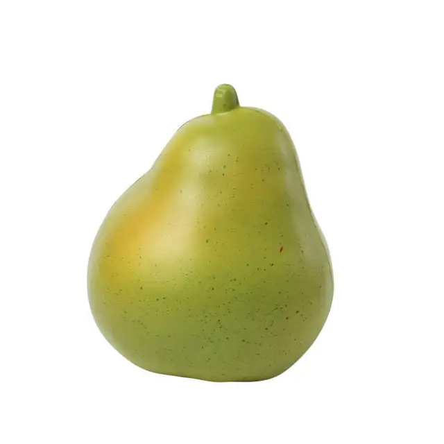 promotional gifts pu foam pear antistress ball with logo printed