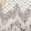 Top End Luxury Gold Net Beaded Lace Fabric Sequin Fabric Lace French Beaded Sequined Lace Fabric
