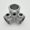 black and galvanized Furniture Joints Key Clamp Fittings