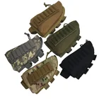 Tactical Military Rifle Buttstock Cheek Rest pad with Stock Ammo Shell