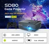 OWLENZ SD80 WiFi Android(STAR CITY) projector with big screen for football games with game console Home Cinema