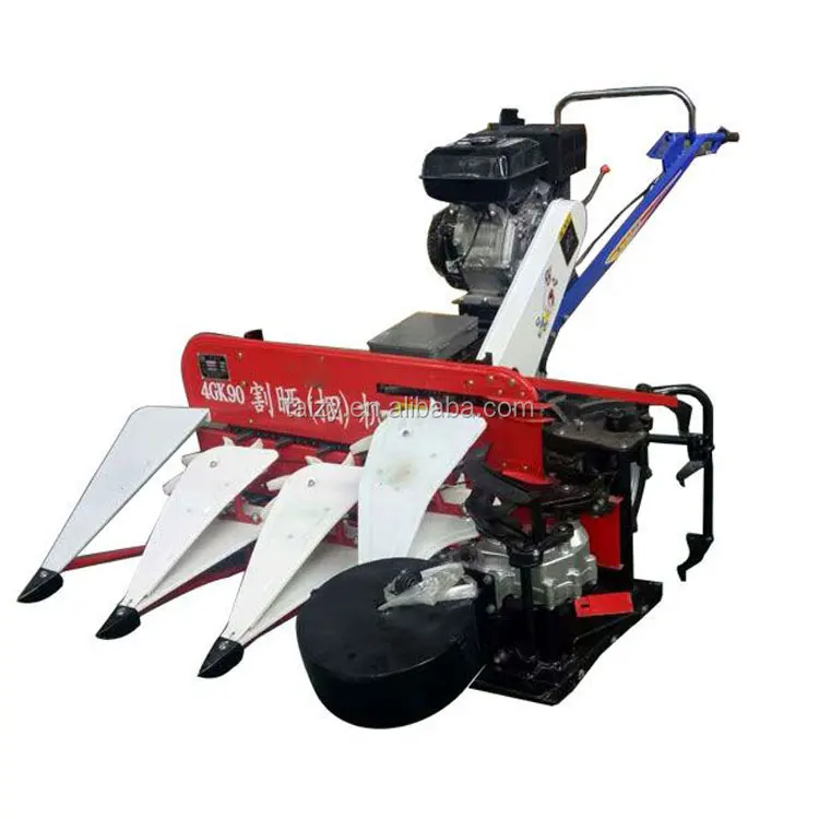 small type chili wheat rice paddy cutting harvesting machine