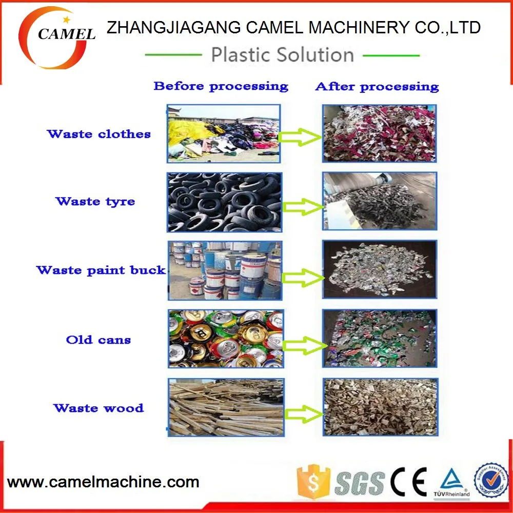 double shaft shredding machine scrap metal shredder