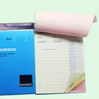 Hot sale printing 3 parts receipt book for camareros with digit number and cover and back cover shared one