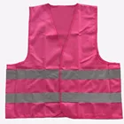 Wholesale 100% Polyester Custom 120g Traffic Road Work Construction Security High Visibility Reflective Safety Vest with Logo