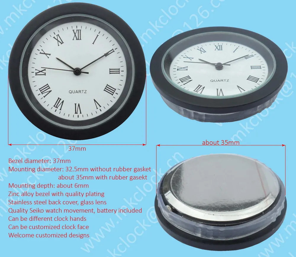 seiko quartz clock mini movement replacement